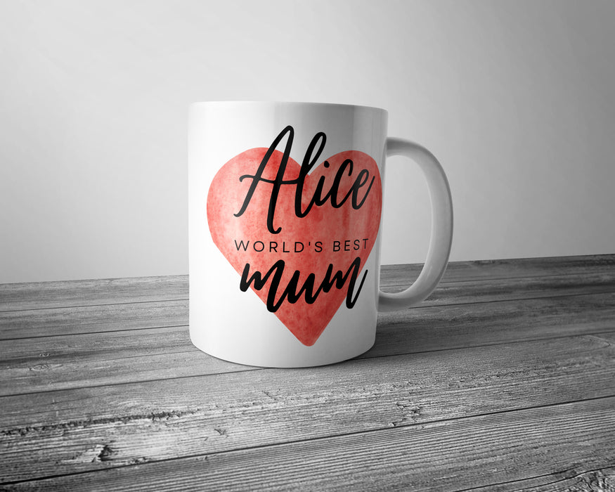 Personalised 'World's Best Mum' Mug – A Heartfelt Tribute
