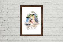 Load image into Gallery viewer, Framed Watercolour Style Pet Portrait
