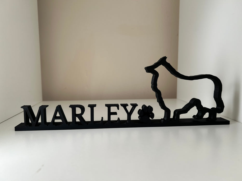 Dog/Pet Home Decoration - Personalised with Name and Breed