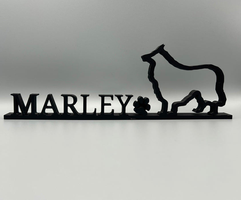 Dog/Pet Home Decoration - Personalised with Name and Breed