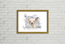 Load image into Gallery viewer, Framed Watercolour Style Pet Portrait
