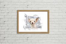 Load image into Gallery viewer, Framed Watercolour Style Pet Portrait
