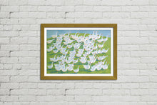 Load image into Gallery viewer, 100 Geese - Framed Watercolour Print
