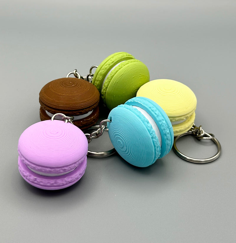 Clicky Fidget Macaron / Macaroon keychain