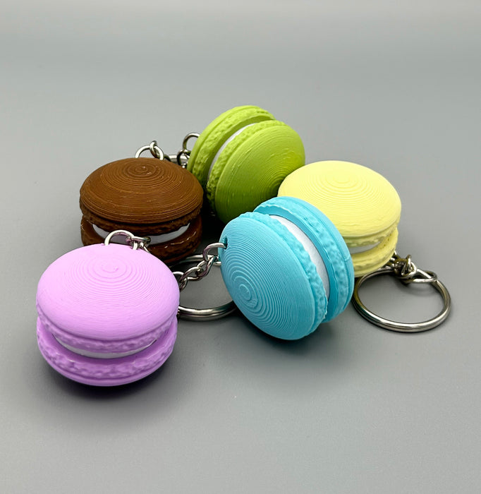 Clicky Fidget Macaron / Macaroon keychain