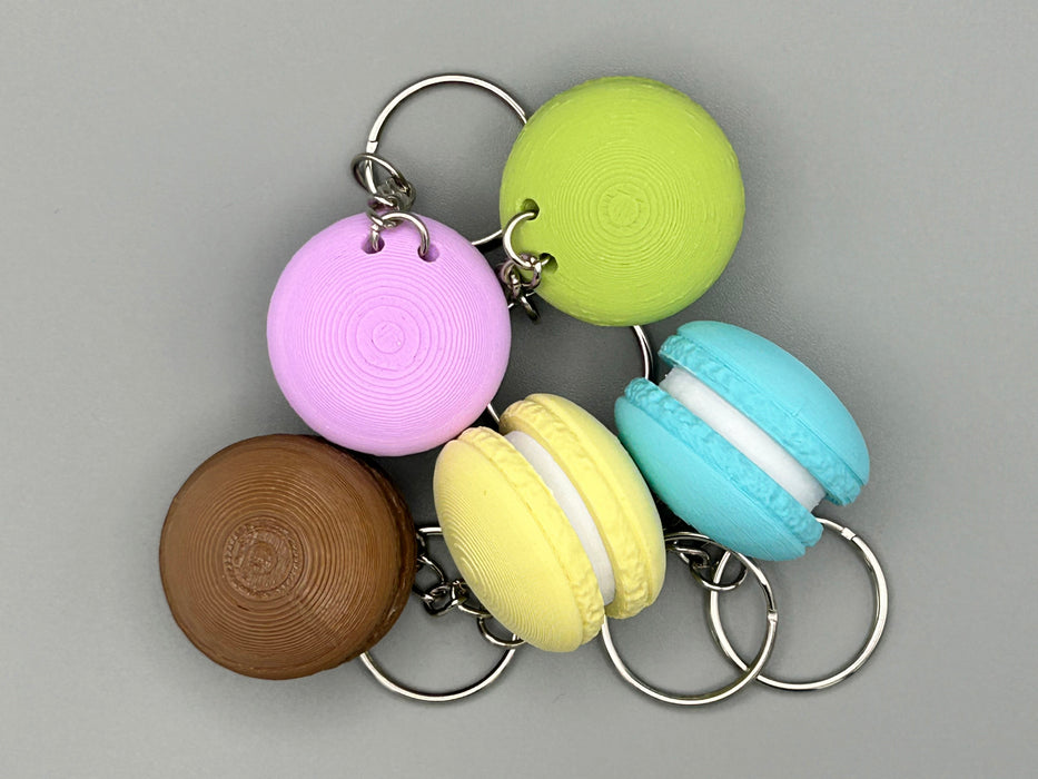 Clicky Fidget Macaron / Macaroon keychain