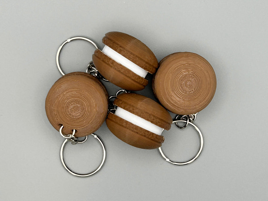 Clicky Fidget Macaron / Macaroon keychain