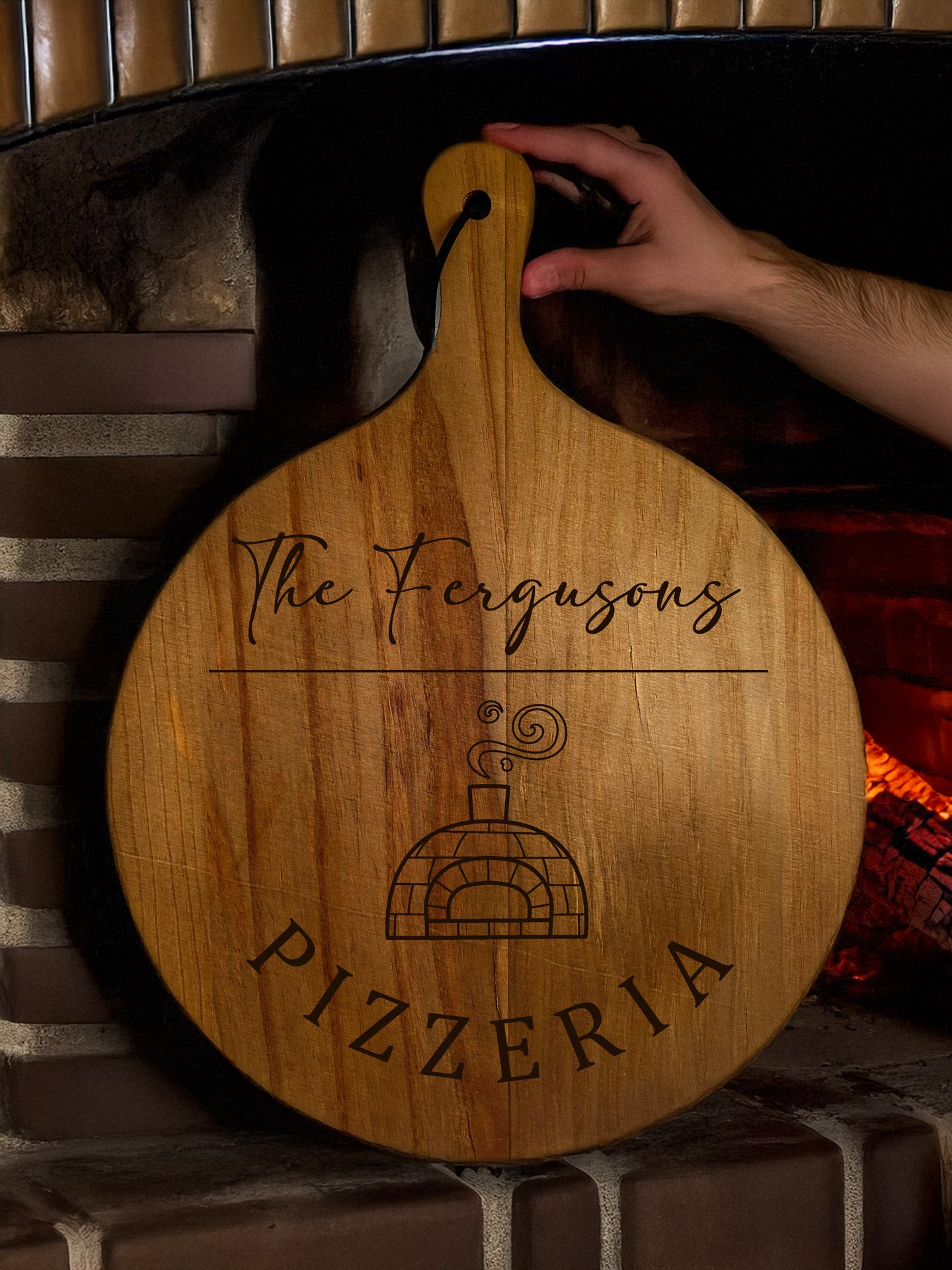 Pizza Serving Board - Pizzeria - personalised with names