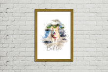 Load image into Gallery viewer, Framed Watercolour Style Pet Portrait
