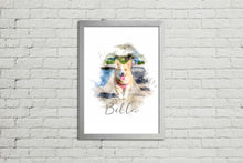 Load image into Gallery viewer, Framed Watercolour Style Pet Portrait
