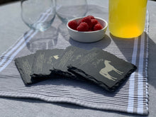 Load image into Gallery viewer, Love Horses - Personalised Slate Coaster
