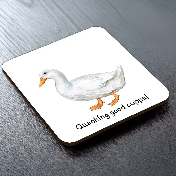 Farm animal watercolour coasters