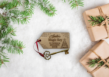 Load image into Gallery viewer, Personalised Santa&#39;s Magic Key | Christmas Key
