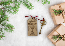 Load image into Gallery viewer, Personalised Santa&#39;s Magic Key | Christmas Key
