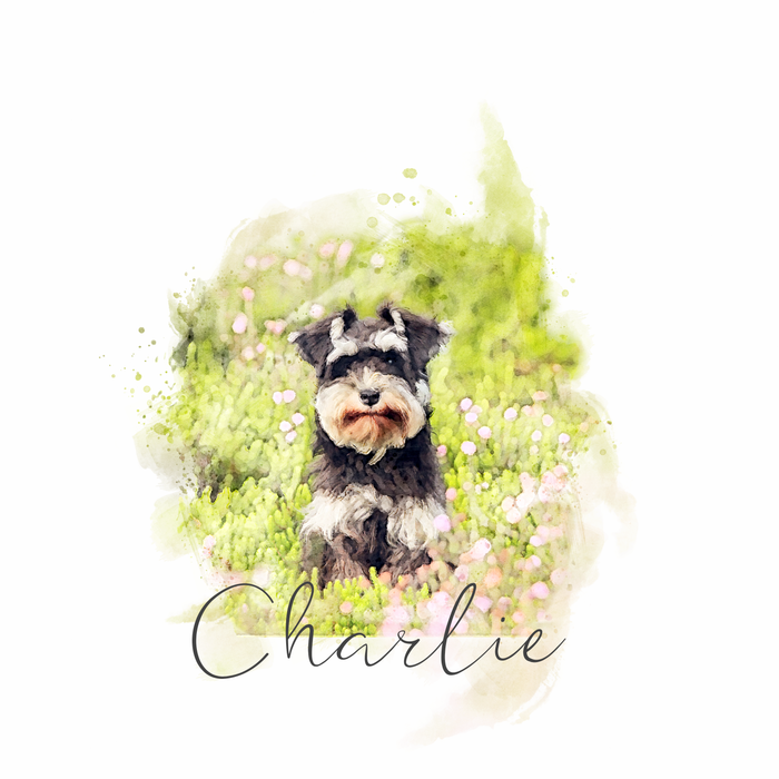 Watercolour Portrait Pet - Personalised Mug