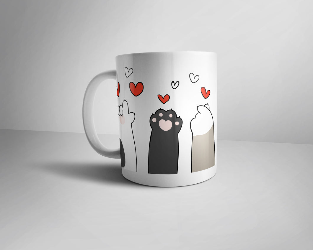 I Love Cats - Personalised Mug