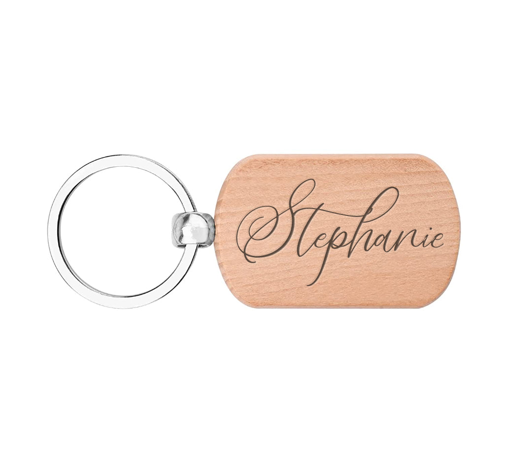 Personalised Signature Key Ring