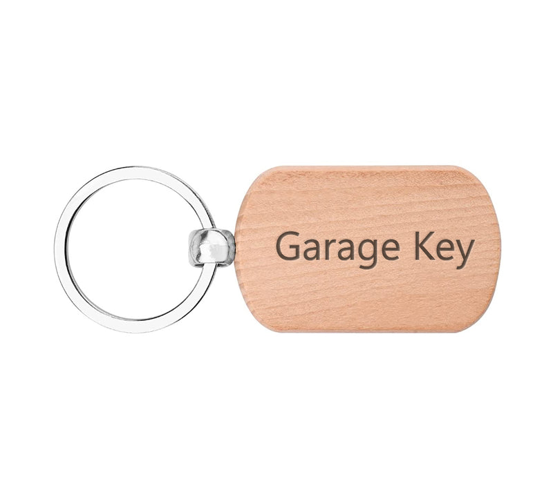 Personalised Text Key Ring