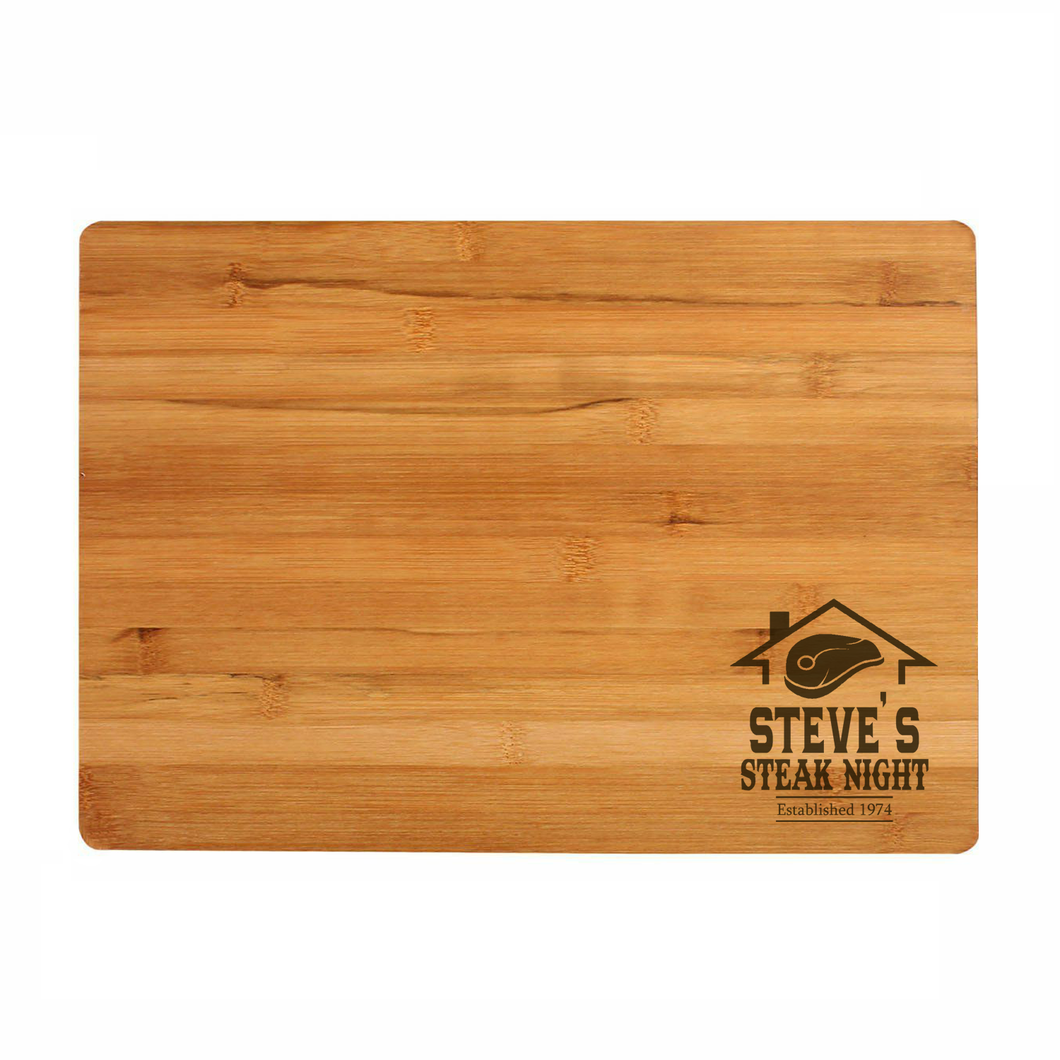 Steak Night -  Chopping / Serving Board - Steak House - Personalised